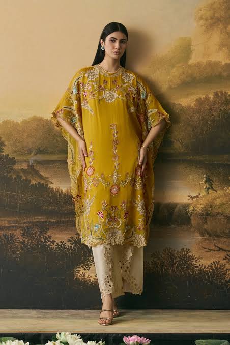Amber Silk Kaftan