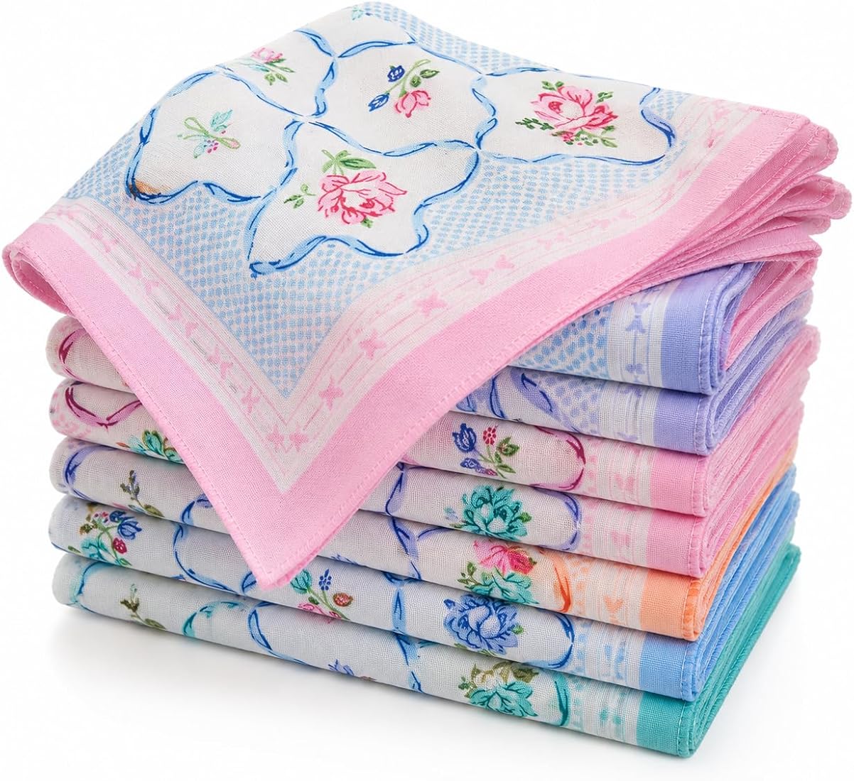 Printed Cotton Handkerchief Set